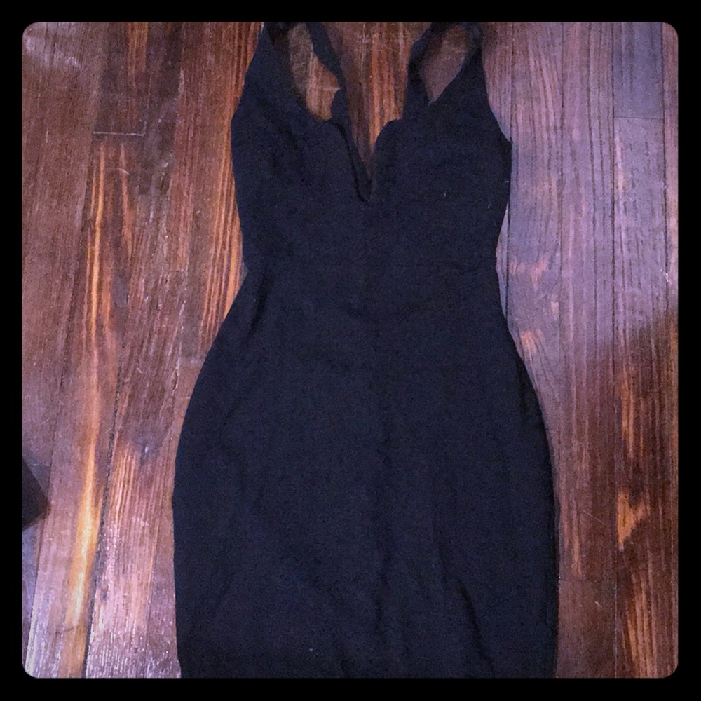 Tobi Black Cut-out Dress